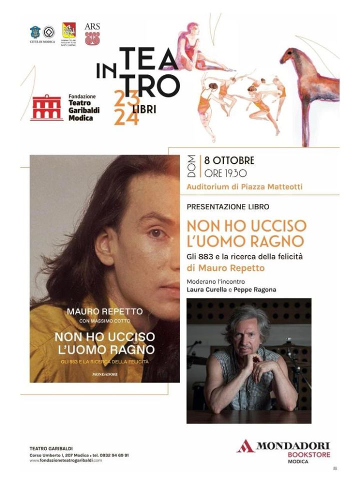 Domenica 8 ottobre a Modica Mauro Repetto. Si parla (e si suona…) di 883