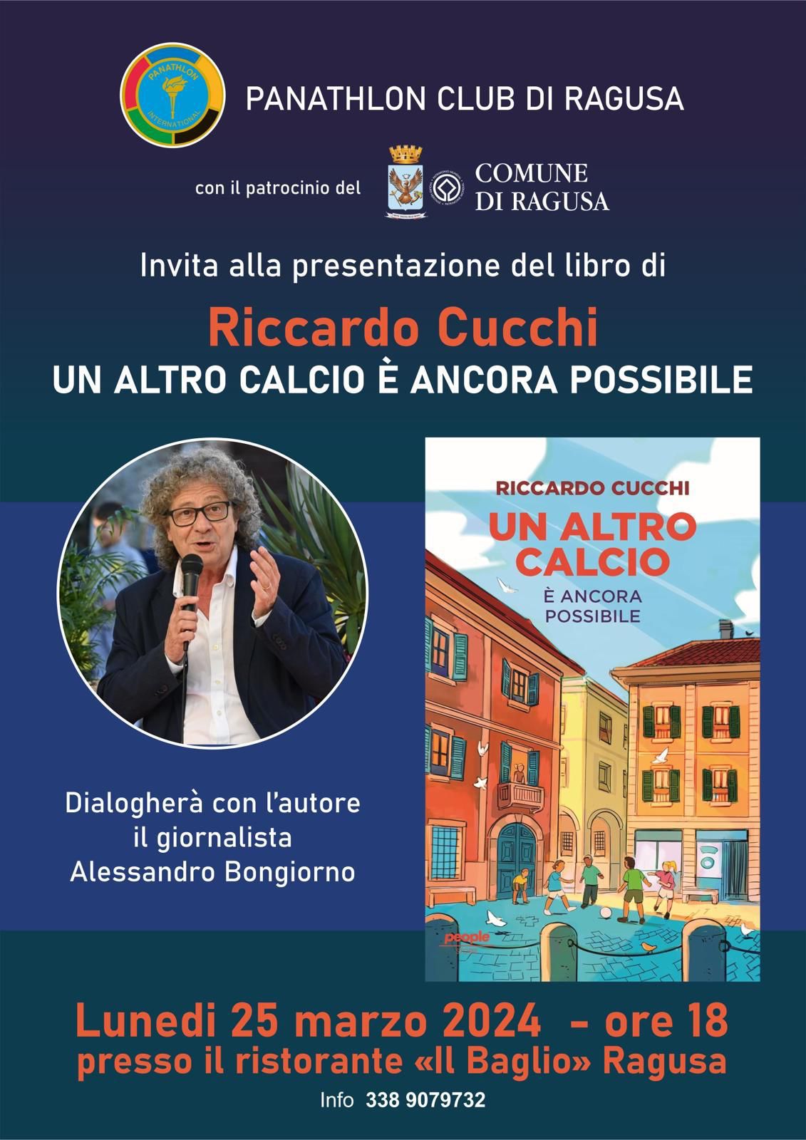 Ragusa Presentazione Del Libro Di Riccardo Cucchi Un Altro Calcio Ancora Possibile Radio